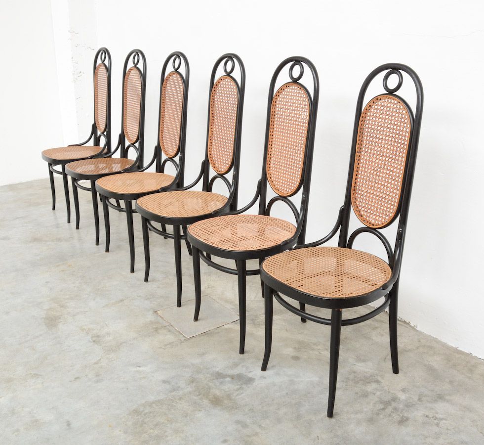 Vintage Dining Chairs by Michael for 1970s, Set of 6 for