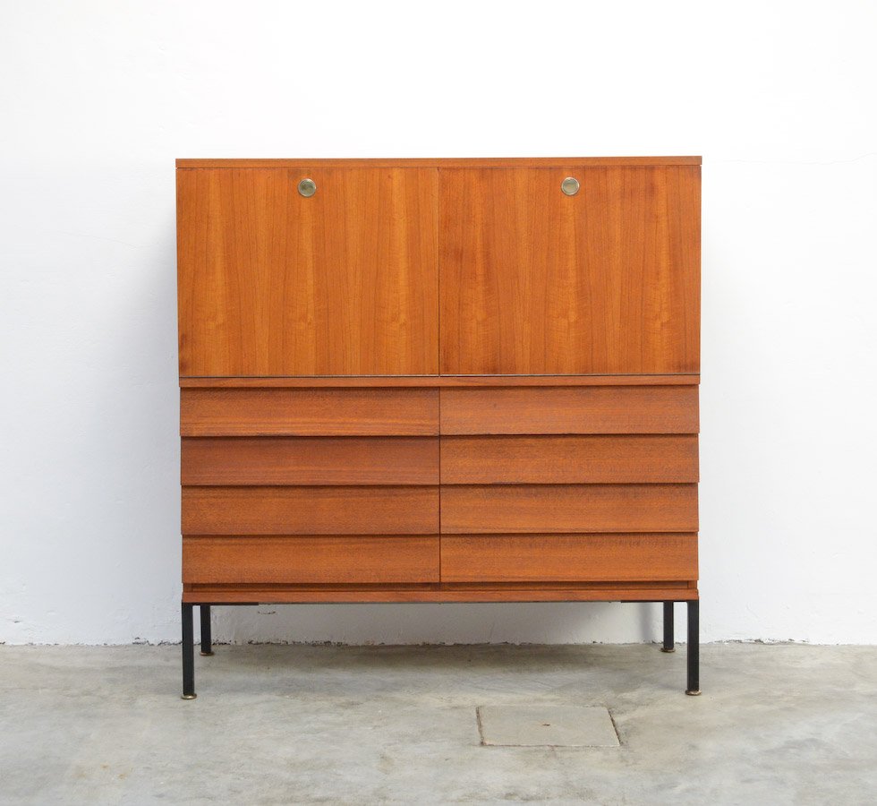 Vintage Teak Bar 1960s for sale at Pamono