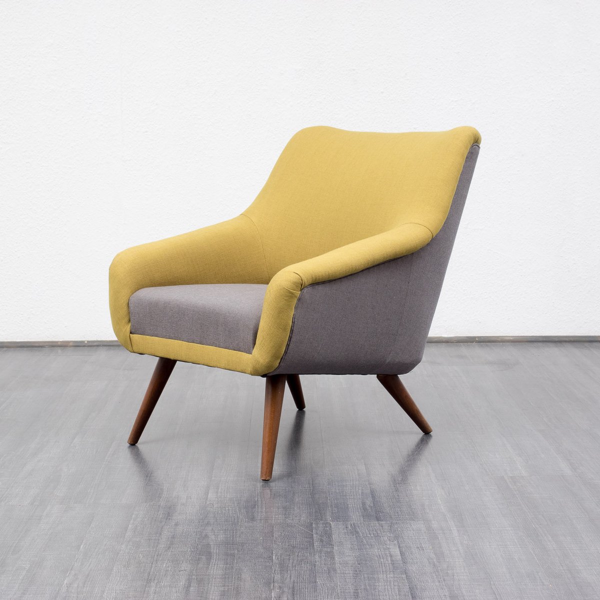 Vintage Yellow Cocktail Chair, 1950s for sale at Pamono